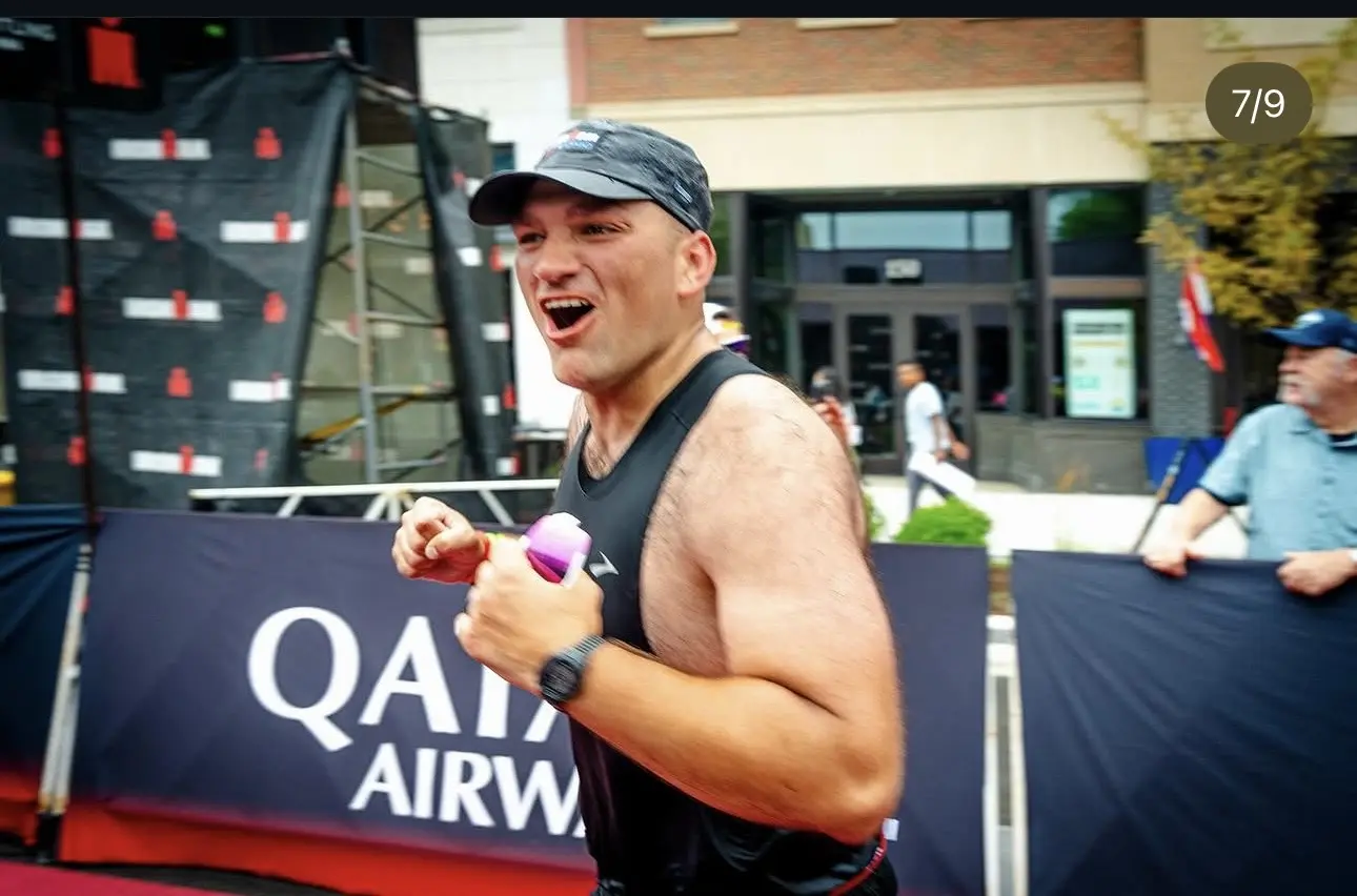 Nick, Shed 25 inches in 3 months and crushed the Ironman finish line