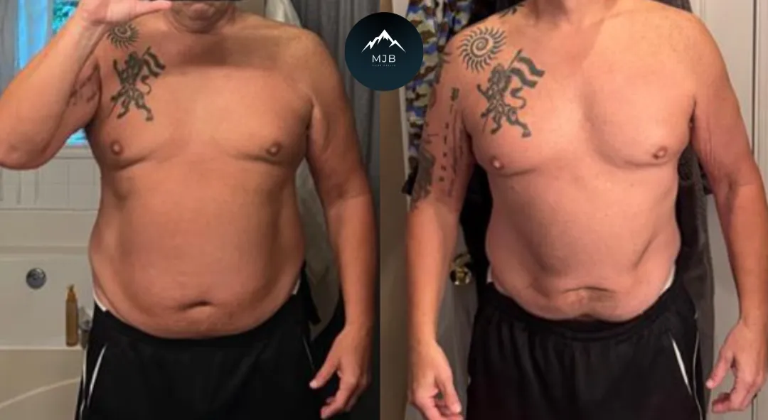 David, lost 45lbs in 5 months